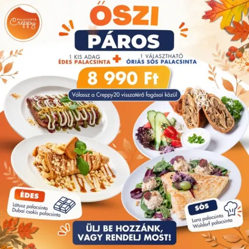 ŐSZI PÁROS AJÁNLAT